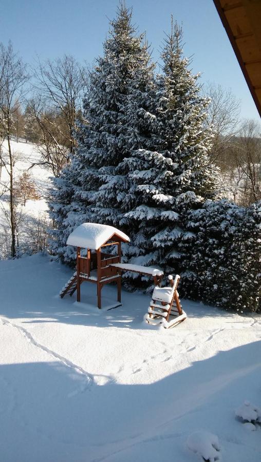 Domki Nad Stawem. Polańczyk Exteriör bild