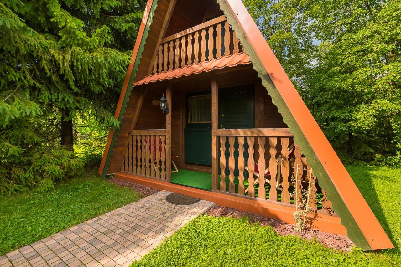 Domki Nad Stawem. Polańczyk Exteriör bild